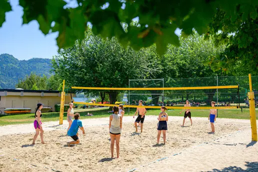 Beachvolleyball am CP Blasge am Ossichaer See